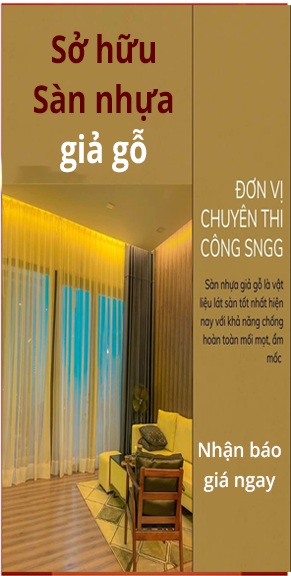 banner sàn nhựa giả gỗ